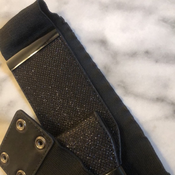 EXPRESS Shimmery Black Bow Belt (not red dress) - Picture 7 of 7